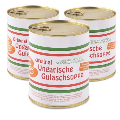 Original Ungarische Gulaschsuppe 800 ml (3er Pack)