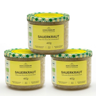 Kohlosseum - Sauerkraut (3er Pack)