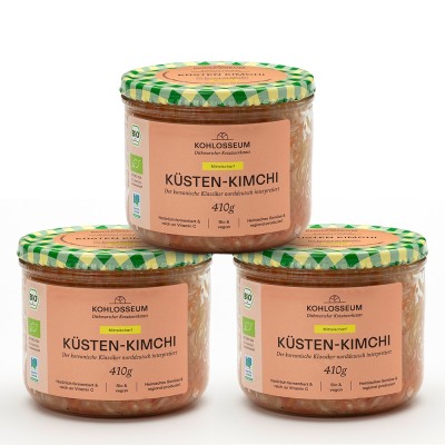 Kohlosseum - Küsten-Kimchi (3er Pack)